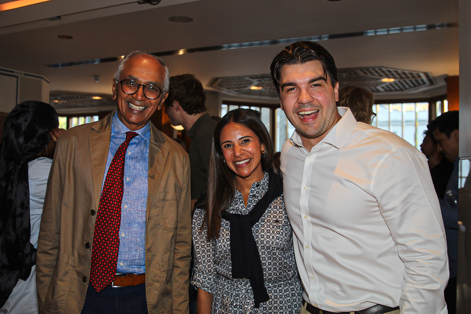Three guests at the SuperSkills launch in London