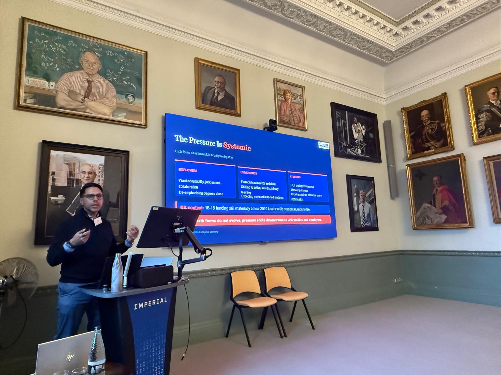 Presenting at Imperial College